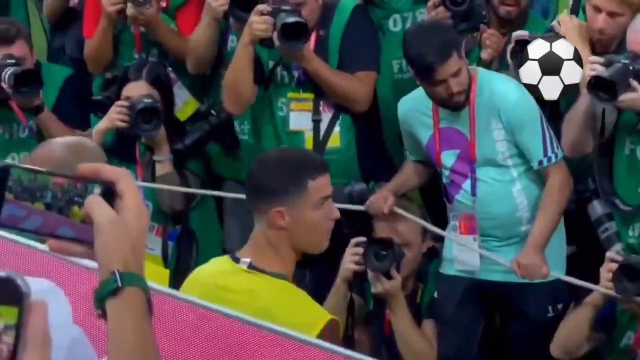 Cristiano ronaldo refuses to train with substitutes  before playing againAst morroco world cup 2022