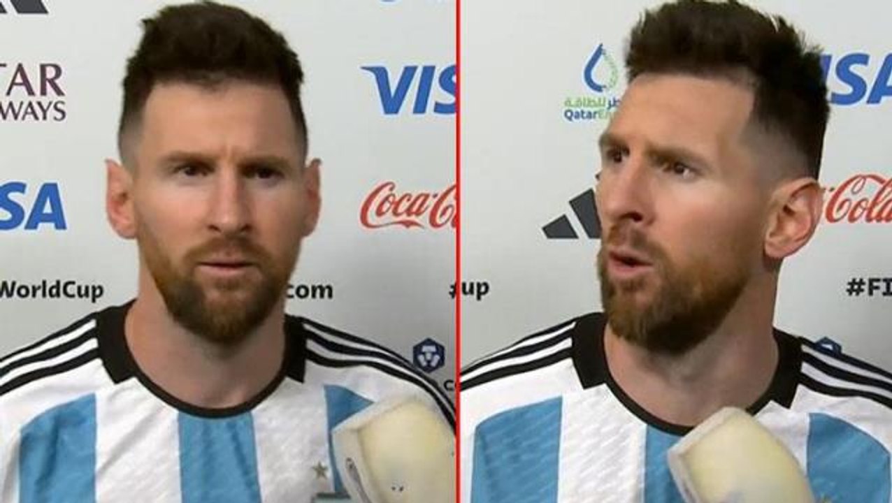 Messi, röportaj verirken Beşiktaşlı yıldızın kendisine baktığını görünce sinirden çılgına döndü