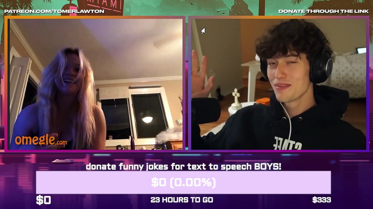 Pretty girls Simp Over Me On Omegle At 1AM..