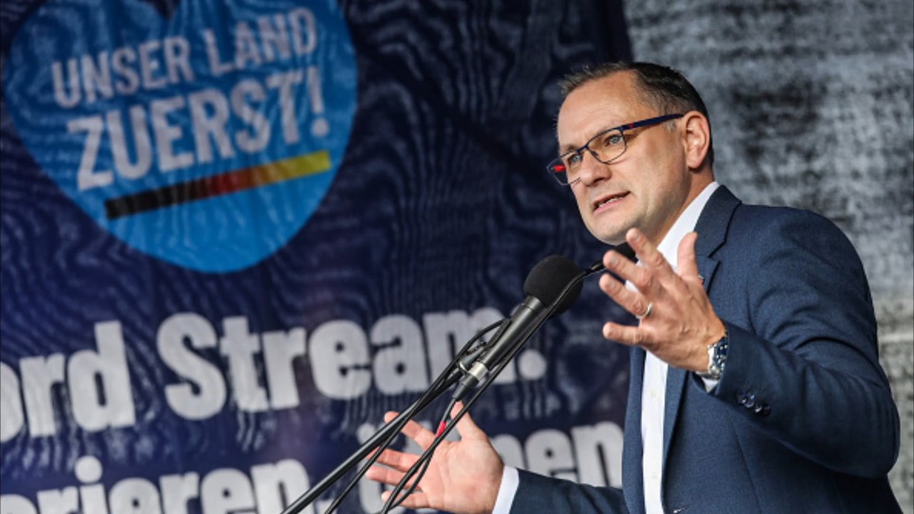 AfD-Chef Chrupalla fordert Stopp der Russland-Sanktionen