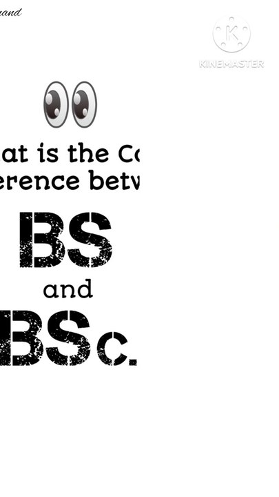 What is the difference between BS and BSc.?|BS Vs BSc in India|Bachelor of Science| #shorts