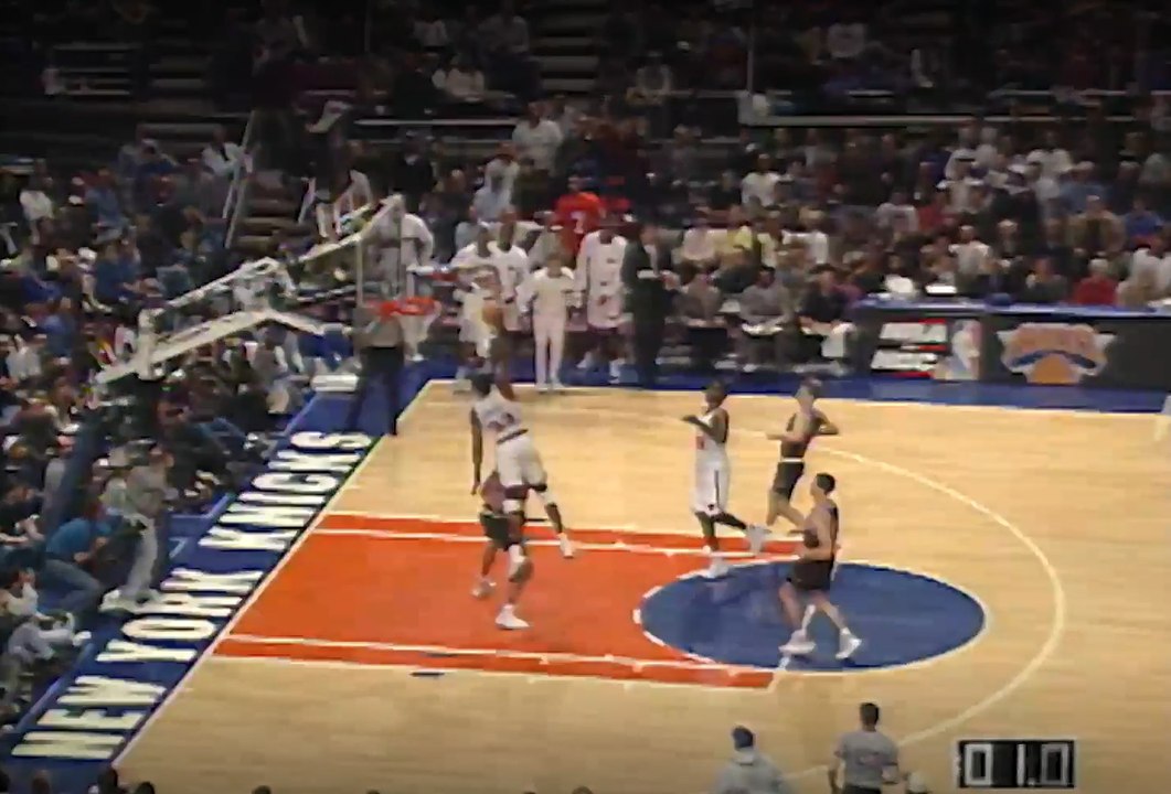 NBA History: Patrick Ewing Steal and Slam vs. Chicago in 1997