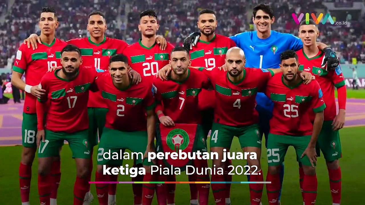 Takluk dari Kroasia, Pemain Maroko Ngamuk Incar Wasit