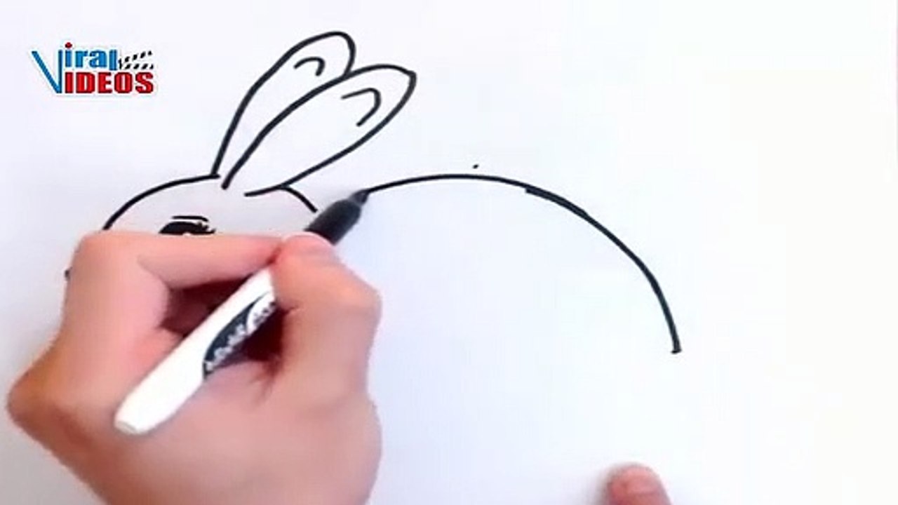 How to Draw Rabbit Step by Step Simple and Easy | Viral Videos
