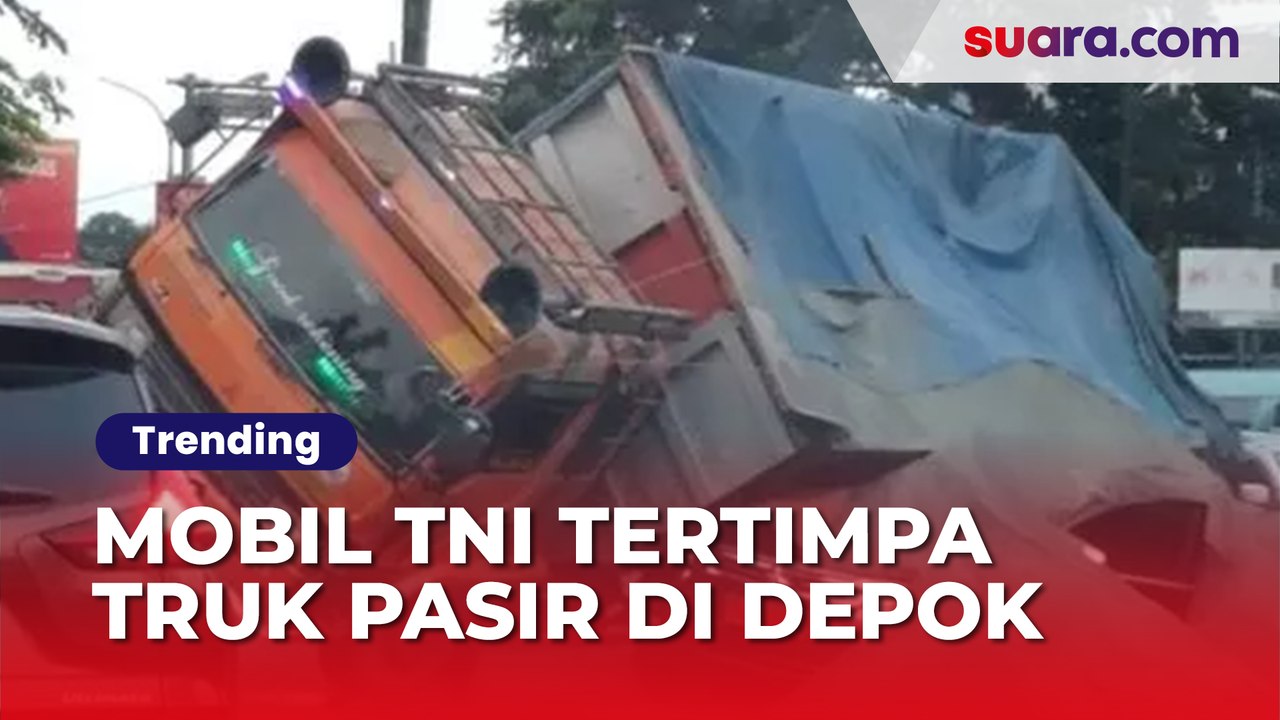 Sopir Kaget dengan Suara Sirine, Fakta-fakta Mobil Pajero TNI Tertimpa Truk Pasir di Depok