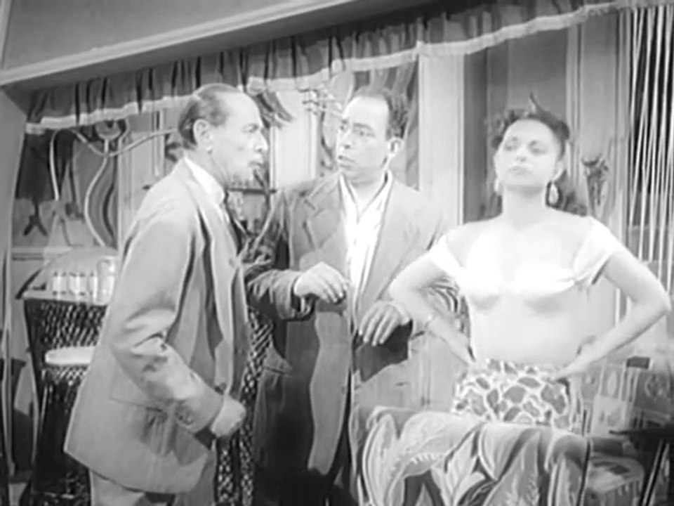 فيلم ابو عيون جرئية  بطولة : اسماعيل يس - كيتي - استفان روستي - محمود المليجي - زينات صدقي