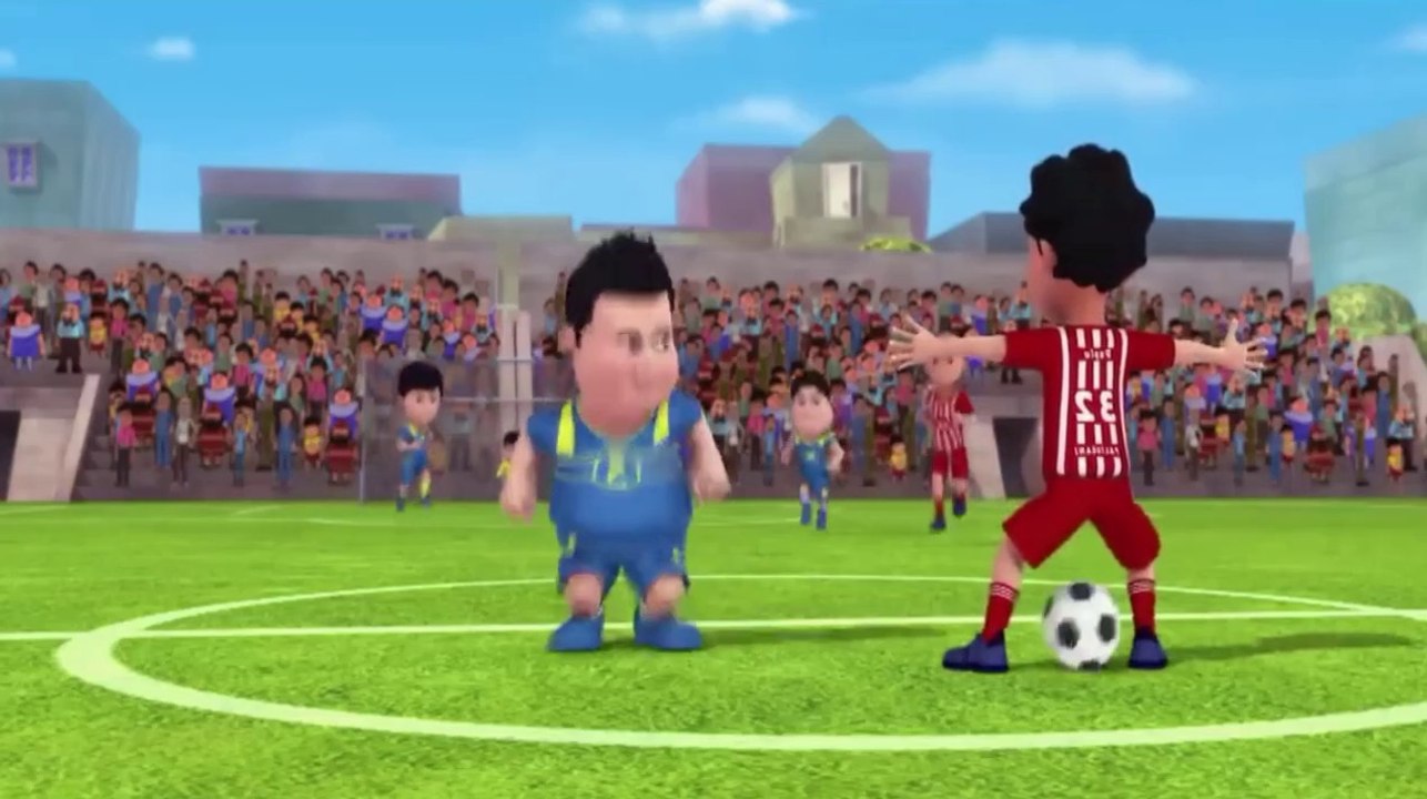 Vir The Robot Boy  - Football Match - football match - Vir robot man - cartoon - stories - comedy