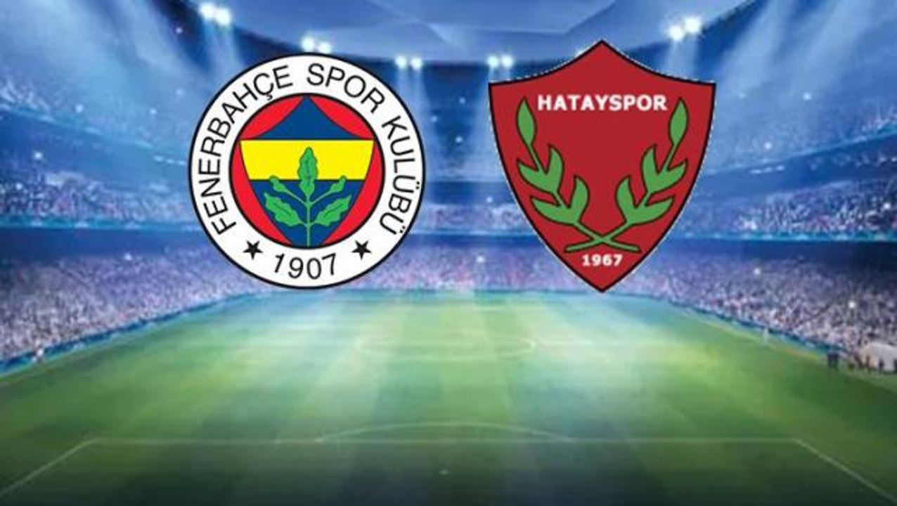 Temposu yüksek Fenerbahçe-Hatay maçında goller yağmur gibi