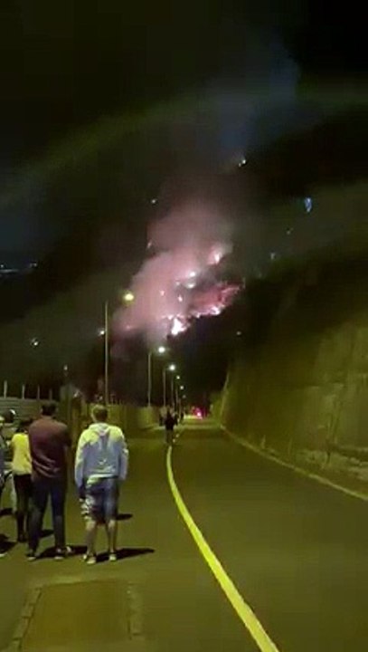 Incêndio na Ponta do Sol