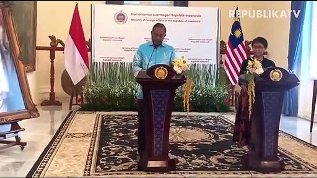 Berbagai Hal yang Dibahas Menlu Malaysia dengan Menlu Retno
