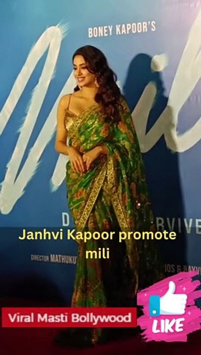 Janhvi Kapoor promote mili