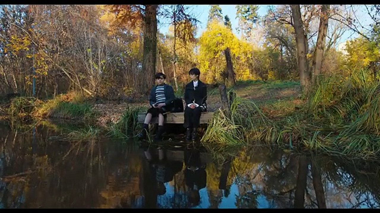 Wednesday  Scene - Wednesday fishes throwing grenades with her brother Pugsley