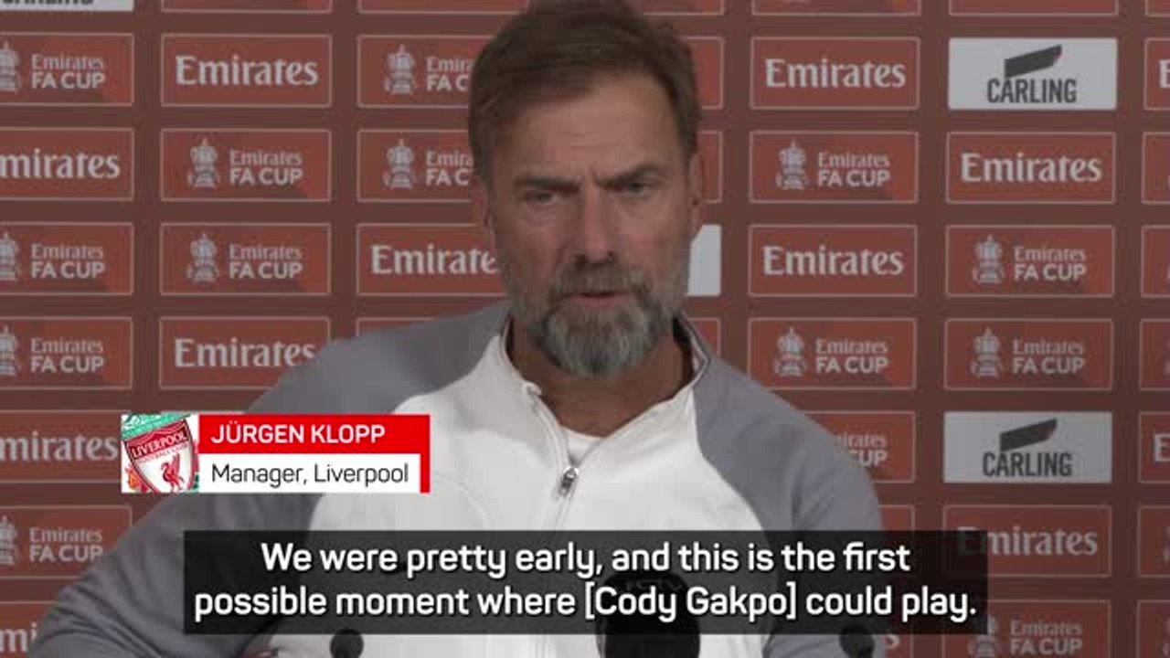 Gakpo set for Liverpool debut against Wolves