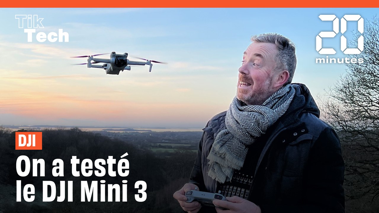 Le drone DJI Mini 3 au banc d'essai