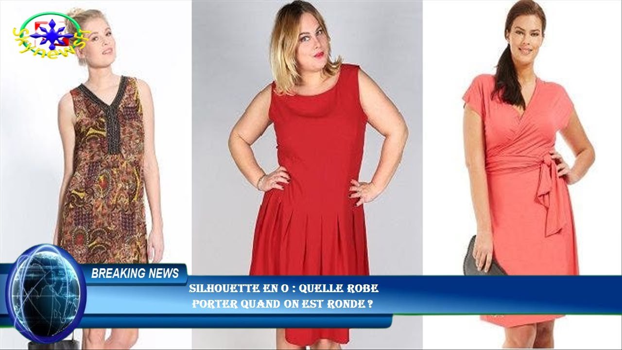 Silhouette en O : quelle robe  porter quand on est ronde ?