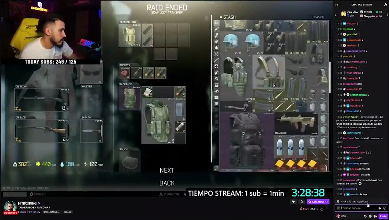 Hitboxking es baneado de Escape from Tarkov