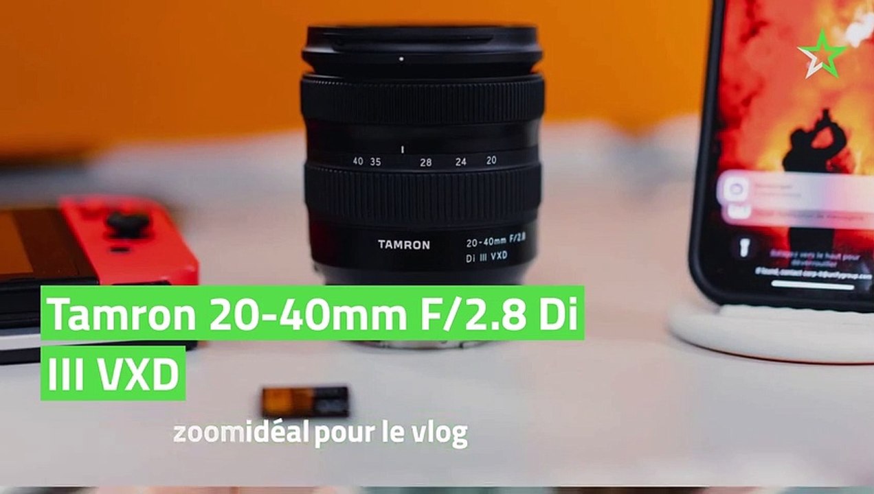 Test Tamron 20-40mm F/2.8 Di III VXD : un petit zoom idéal pour le vlog