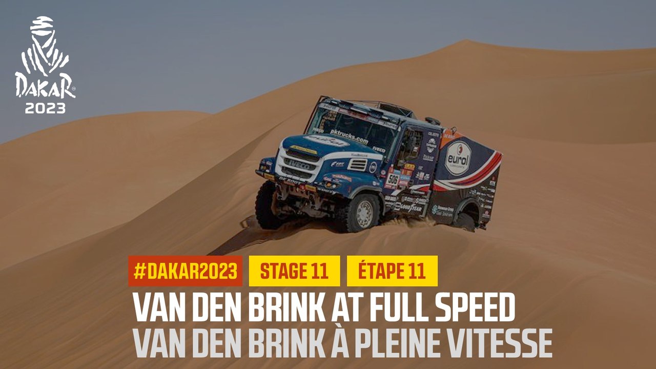 Van der Brink à pleine vitesse / Van der Brink at full speed - Étape 11 / Stage 11 - #Dakar2023
