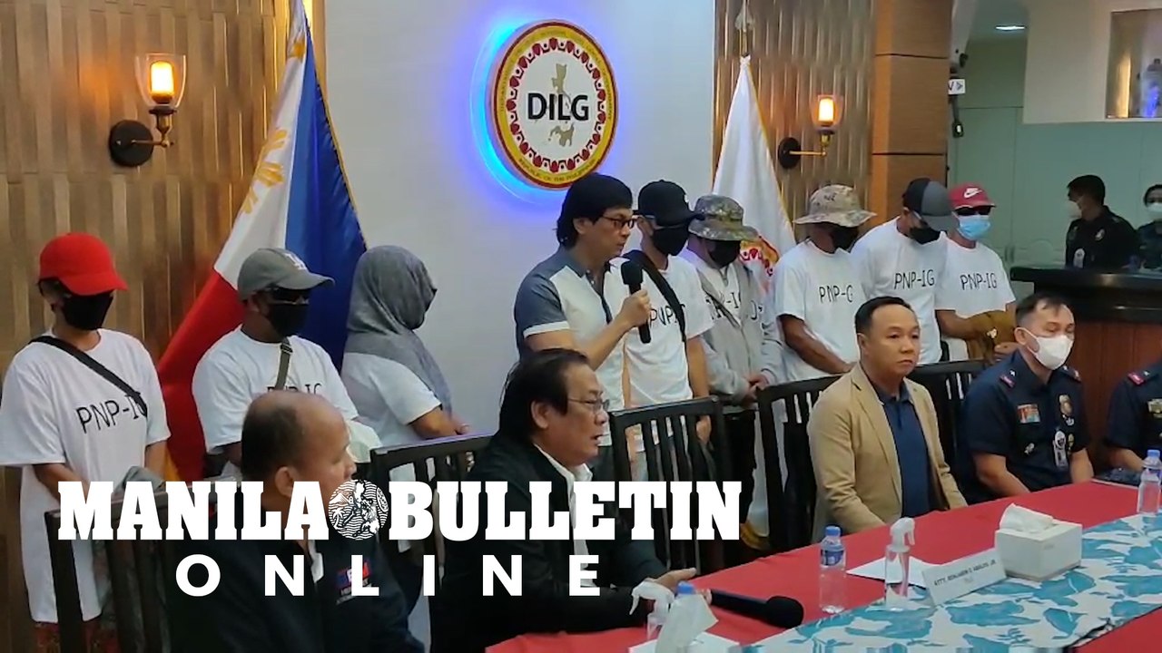 8 alleged NPA commanders surrenders presented at Camp Crame