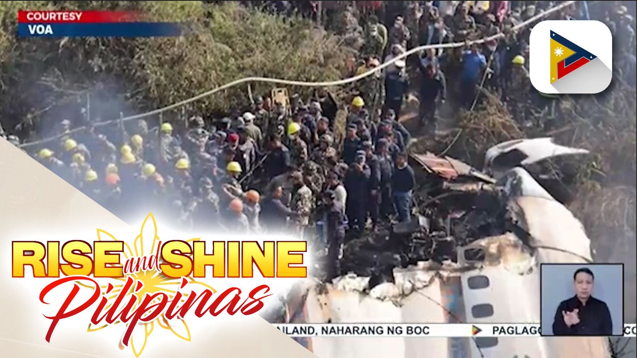Passenger plane, bumagsak sa Pokhara, Nepal