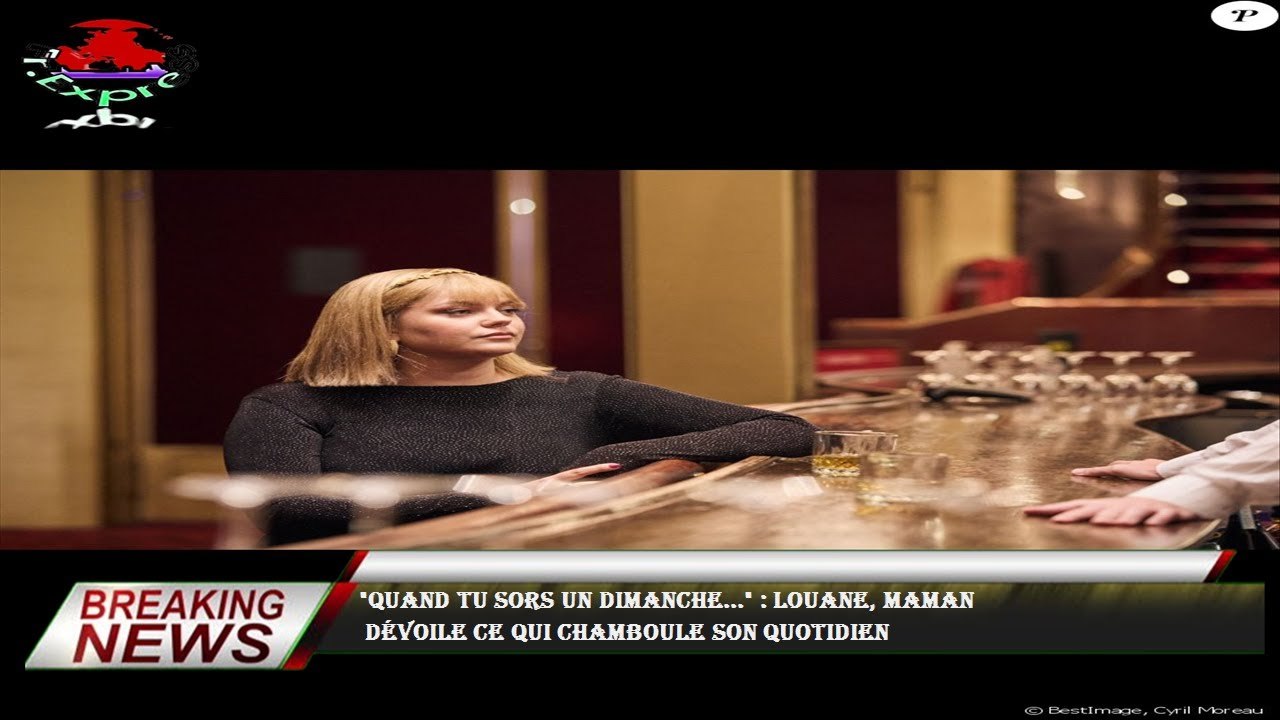 "Quand tu sors un dimanche..." : Louane, maman  dévoile ce qui chamboule son quotidien