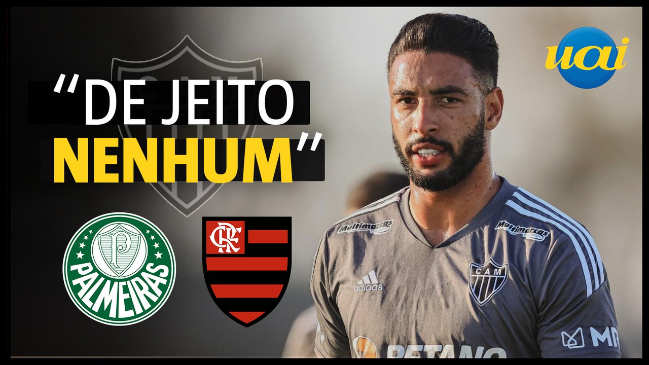 Atlético atrás de Flamengo e Palmeiras? Nathan nega