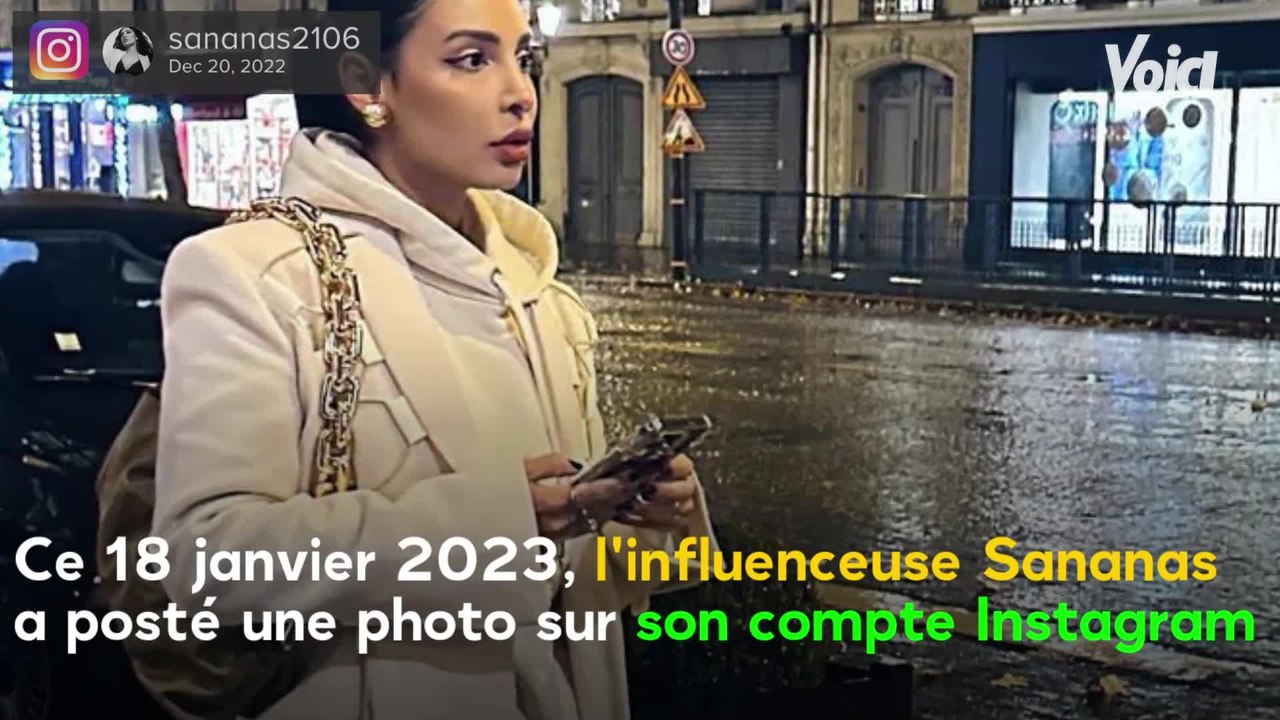 VOICI - Sananas : l'influenceuse annonce une fausse grossesse et provoque un bad buzz