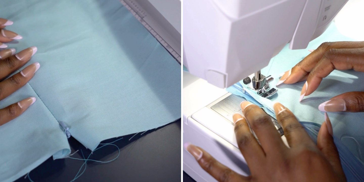 Couture débutant : apprendre à coudre un zip invisible