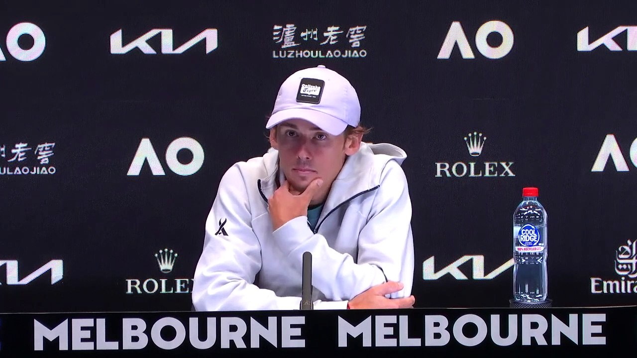 Open d'Australie 2023 - Alex de Minaur : "Benjamin Bonzi is a tough opponent, I know what to expect. I'm going to have to be physically ready to bring it all out there again"