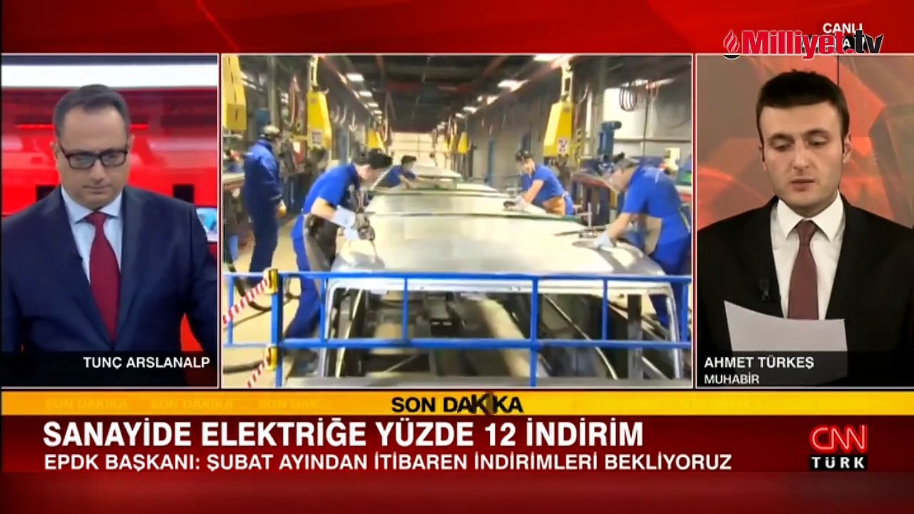 Sanayi elektriğine indirim