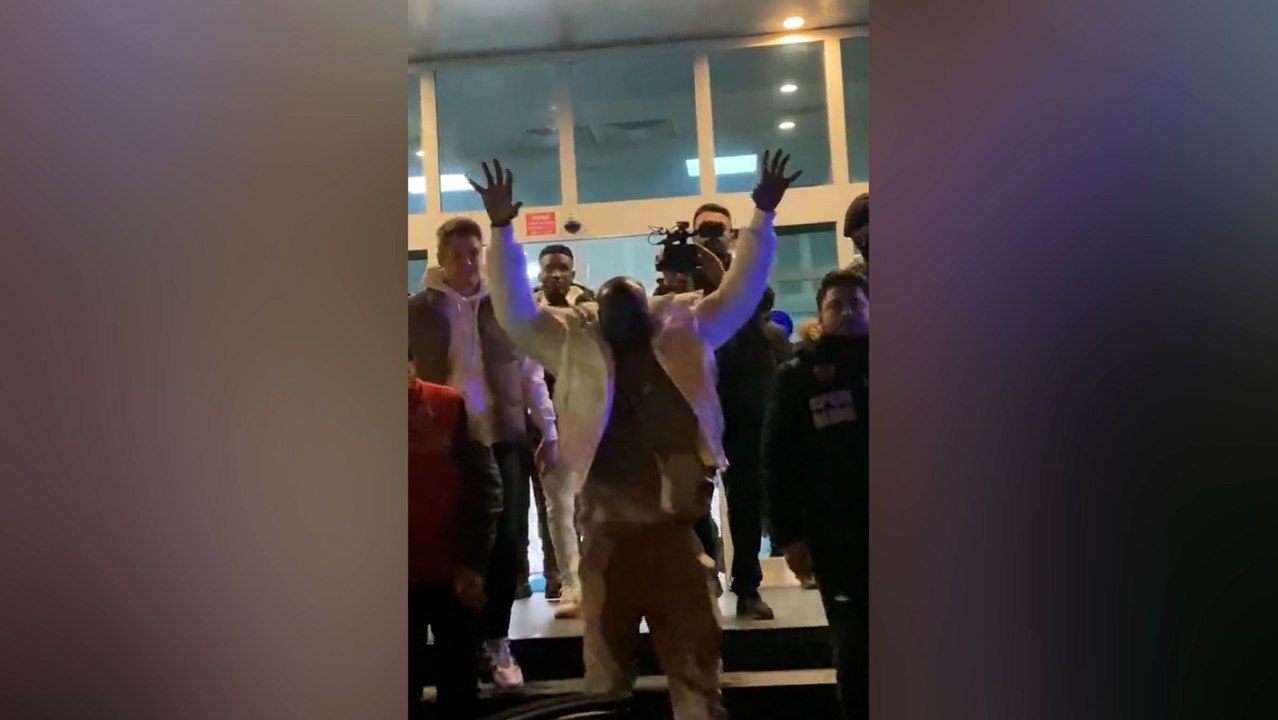 Aboubakar, Beşiktaş için İstanbul'da