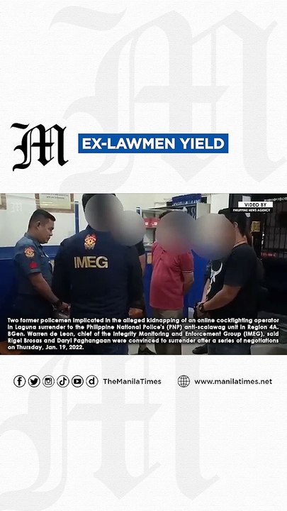 Ex-lawmen yield