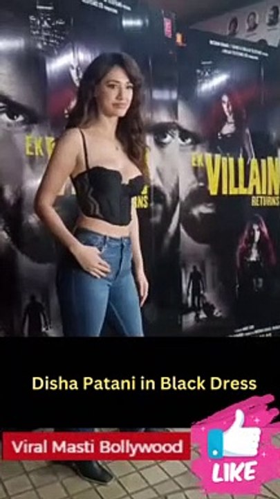 Disha Patani in Black Dress