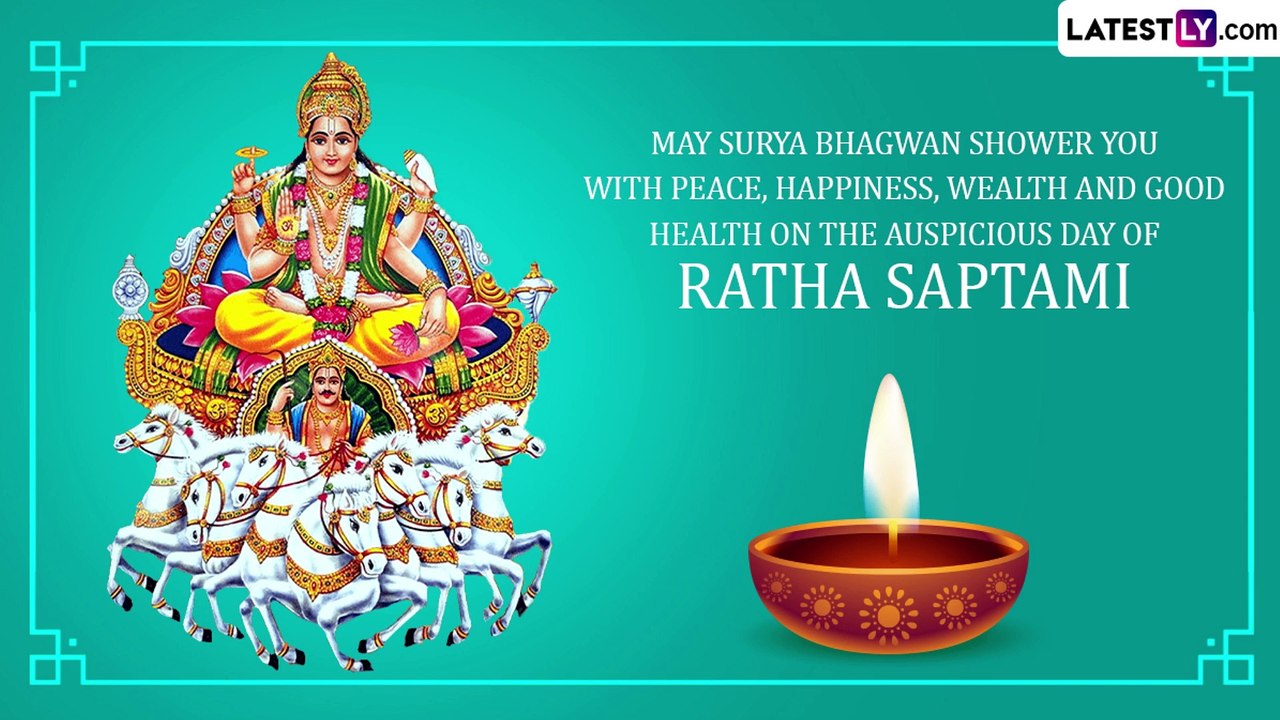 Ratha Saptami 2023 Wishes and Greetings for the Day Worshipping Lord Surya on Magha Saptami