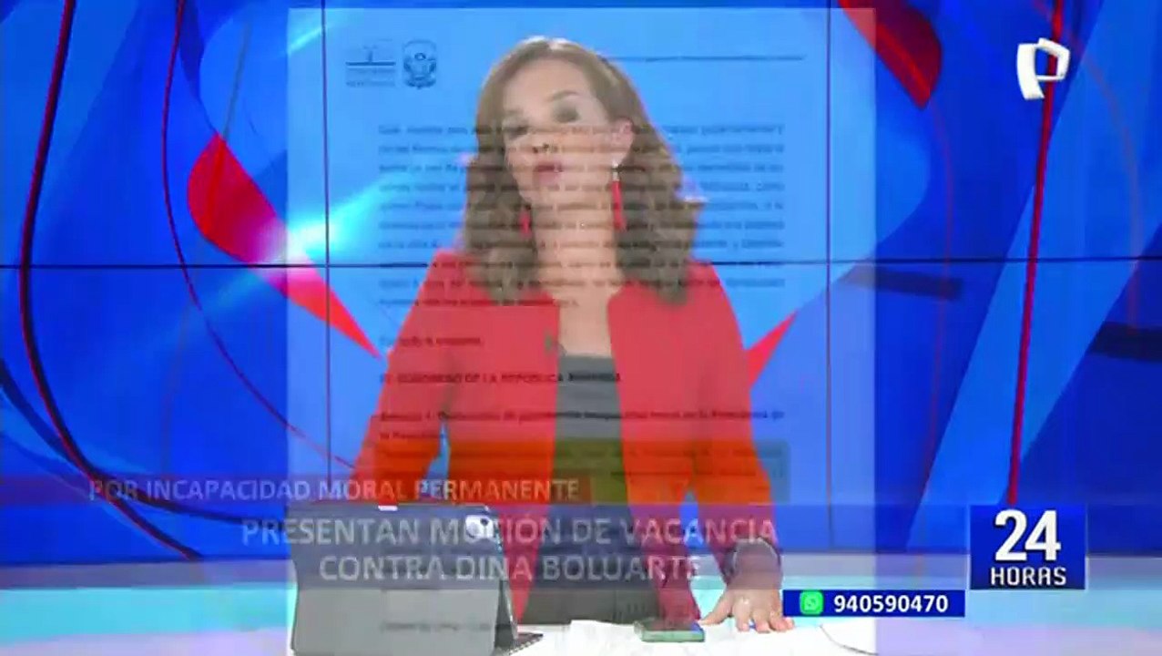 Dina Boluarte: Bancadas de izquierda presentan primera moción de vacancia contra la presidenta