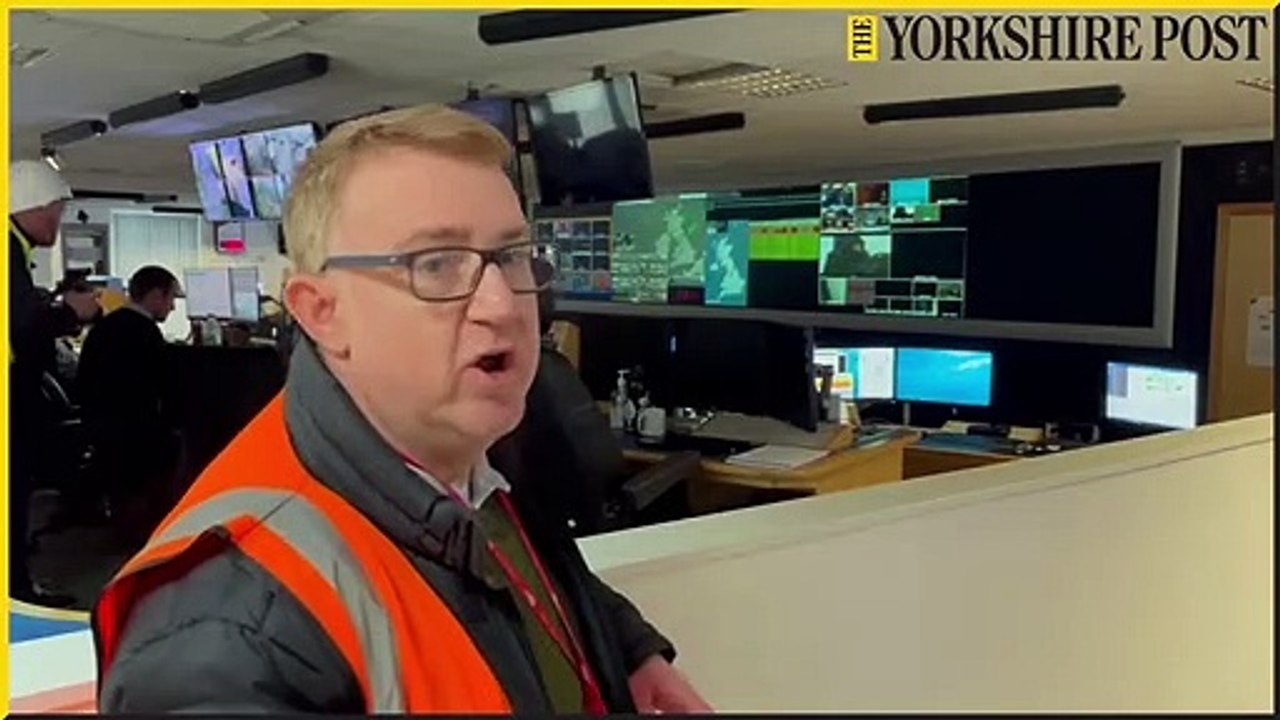 This is what happens inside the control room for Yorkshire's famous Emley Moor broadcasting tower