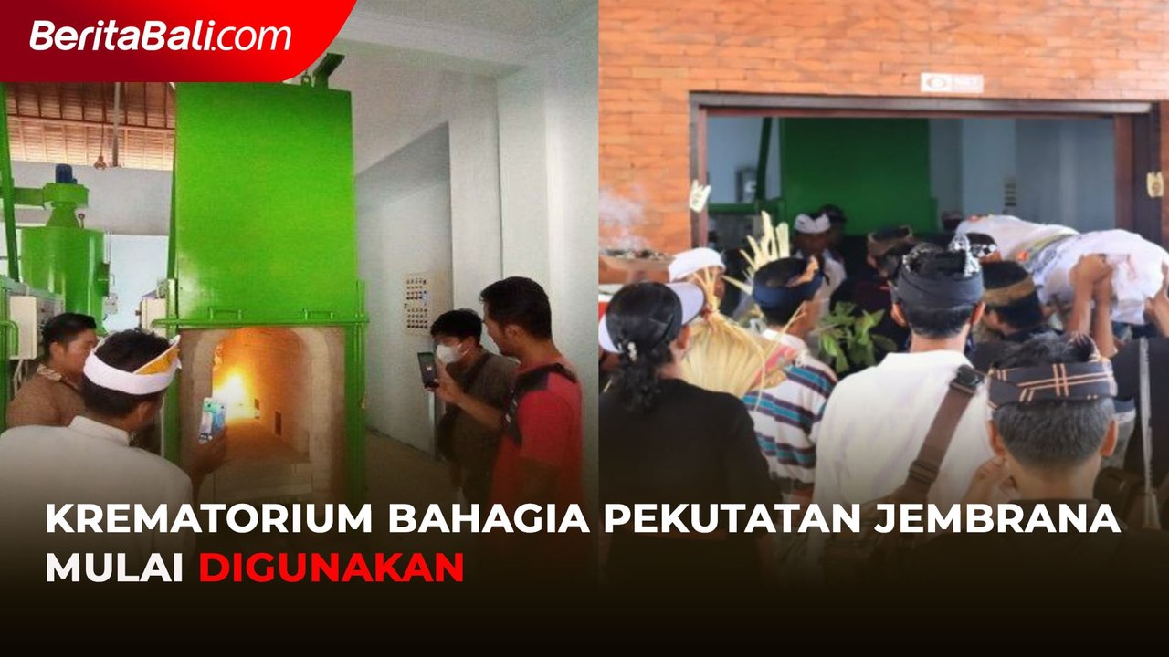 Krematorium Bahagia Pekutatan Jembrana Mulai Digunakan