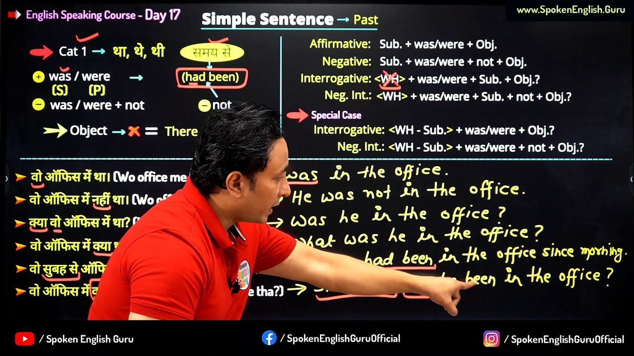 English Speaking Course Day 17 by Spoken English Guru