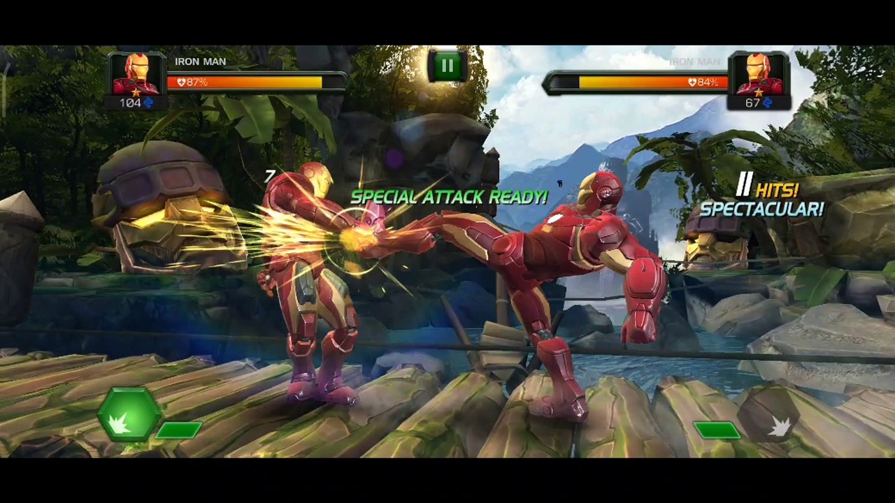 Ironman VS Ironman fighting Gaming video