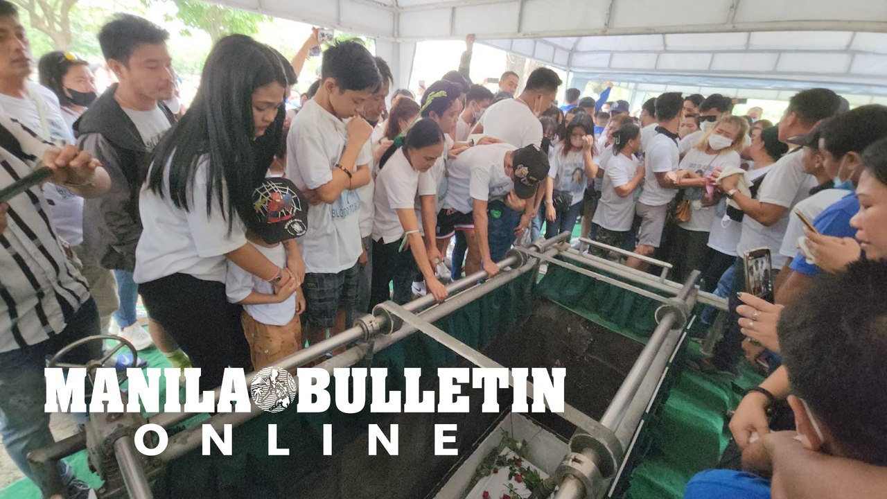Remains of slain OFW interred in Las Piñas cemetery