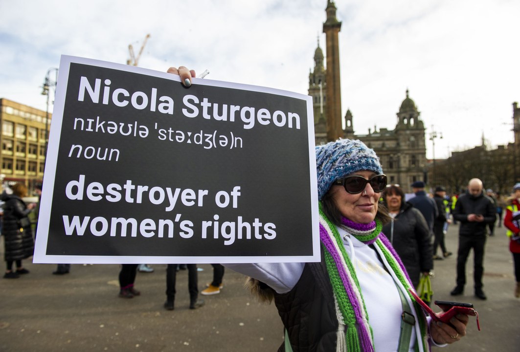 Hundreds join gender recognition reform rallies in Glasgow