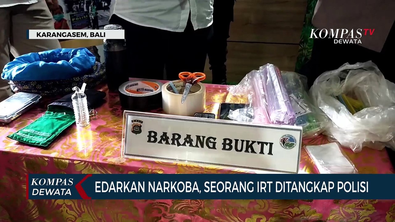 Edarkan Narkoba, IRT Ditangkap Polisi