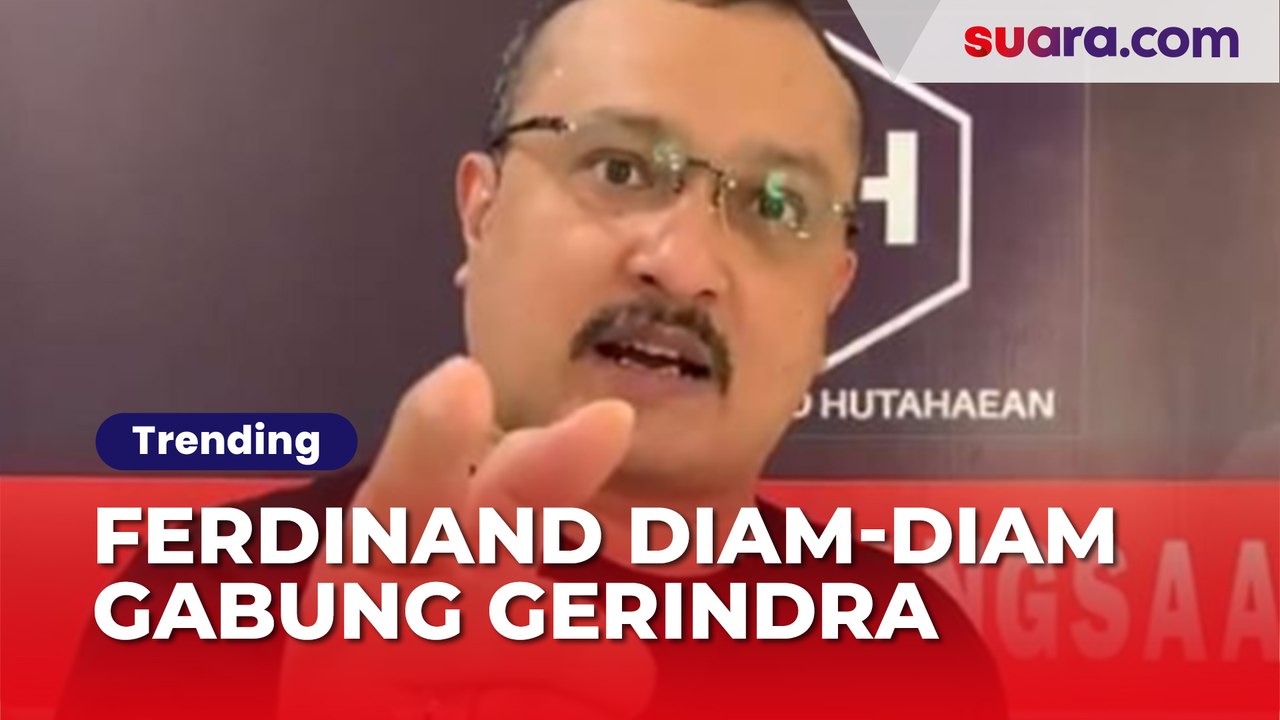 Rekam Jejak Ferdinand Hutahaean, Diam-diam Gabung Partai Gerindra Sejak Januari 2023
