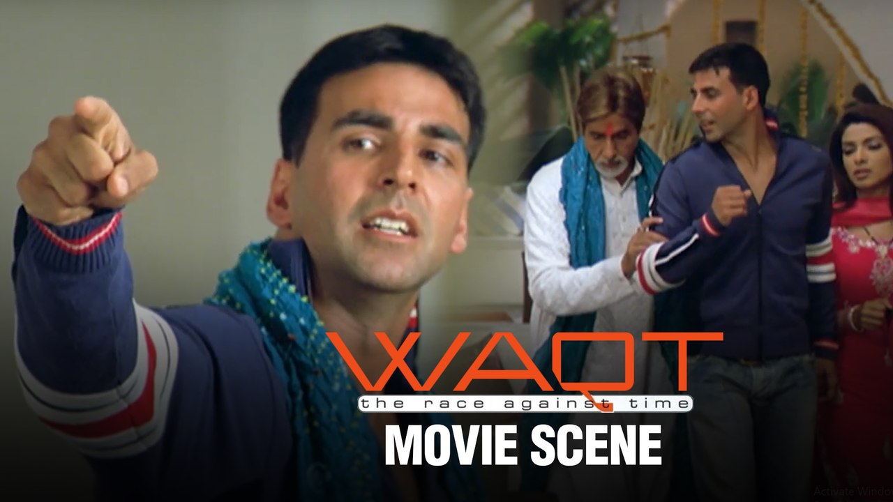 Amitabh Bachchan Throws Akshay And Priyanka Out Of The House | Waqt3 | Movie Scene