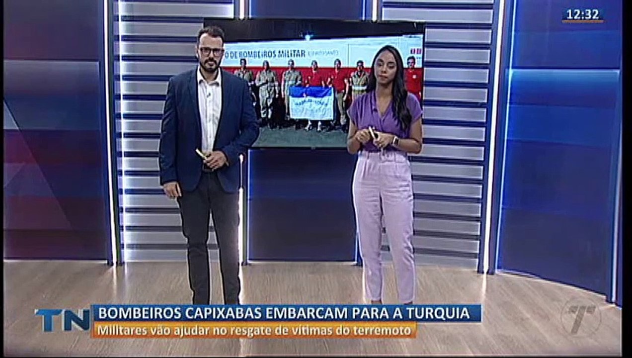 Bombeiros capixabas embarcam para a Turquia