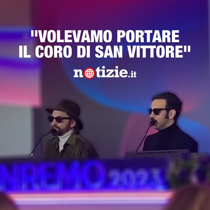 Serata cover a Sanremo, Colapesce e Dimartino: "Canteremo Azzurro. Abbiamo subito pensato a Carla Bruni"