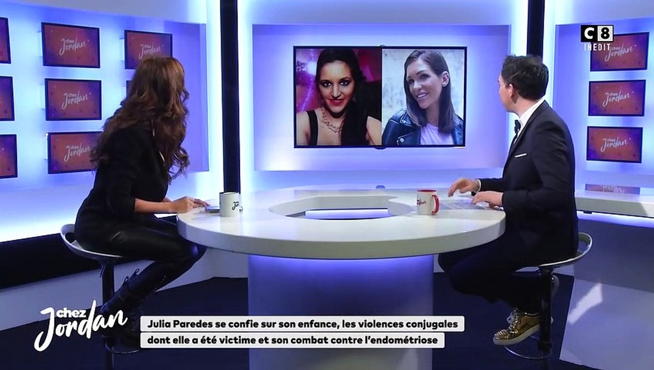 Julia Paredes était l'invitée de Jordan De Luxe dans "Chez Jordan", sur C8