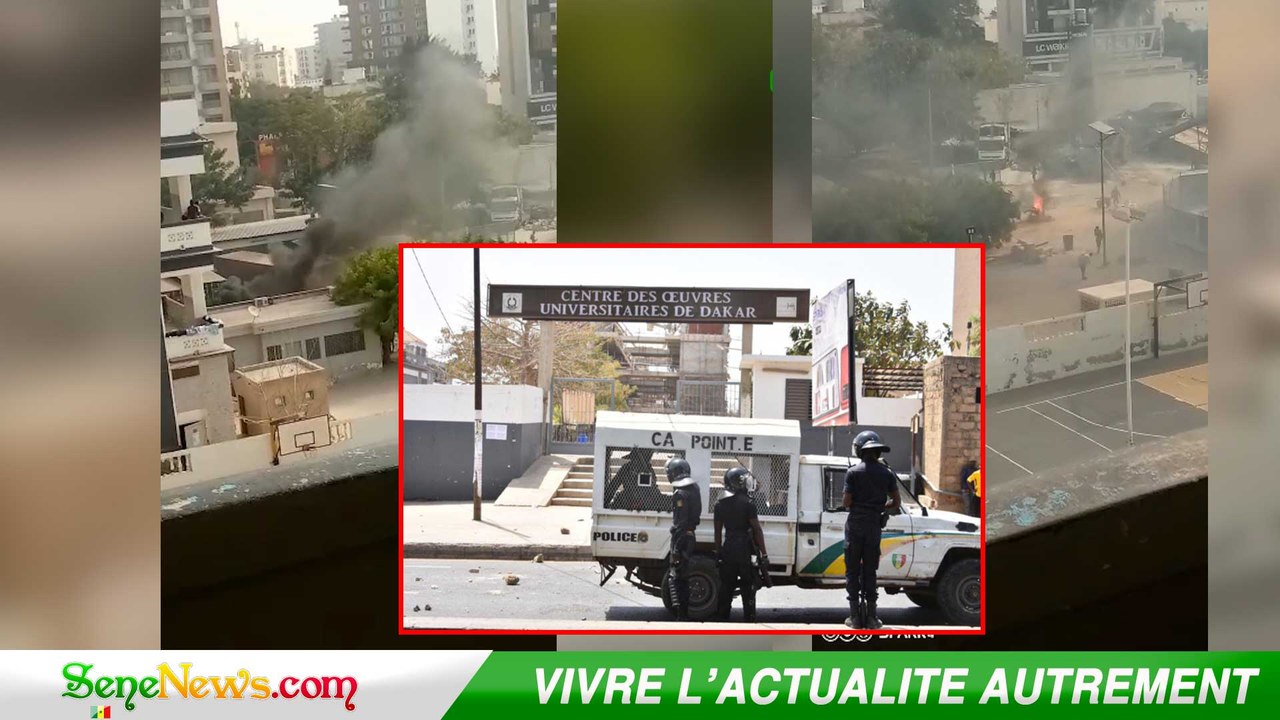 URGENT : Des échauffourées éclatent à l'UCAD