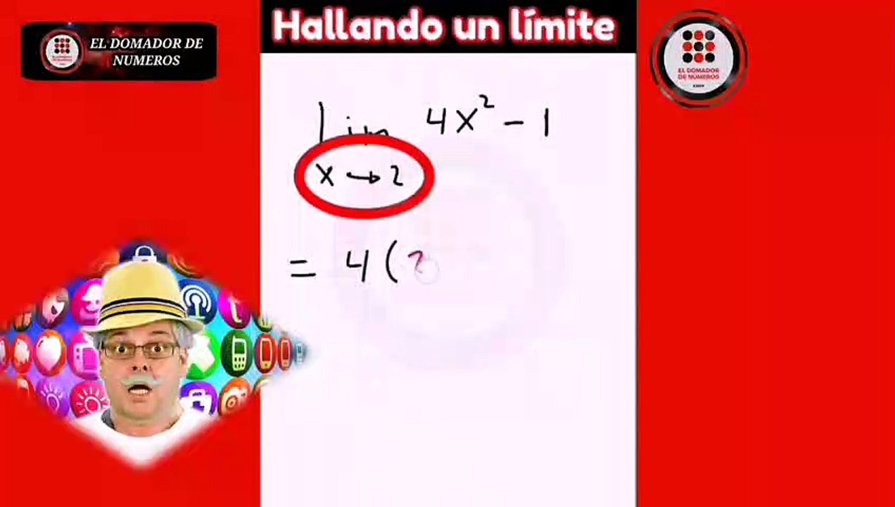 HALLANDO el límite de un binomio. FINDING the limit of a binomial.