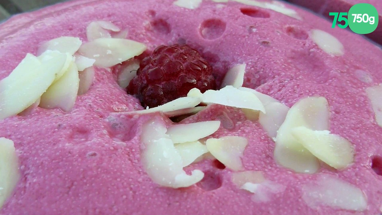 Mousse de framboises au siphon